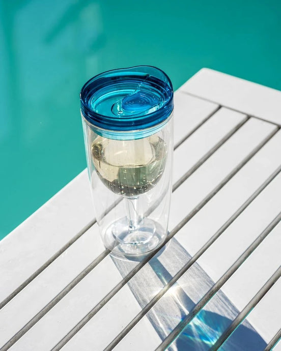 TRAVINO WINE SIPPY CUP - BLUE