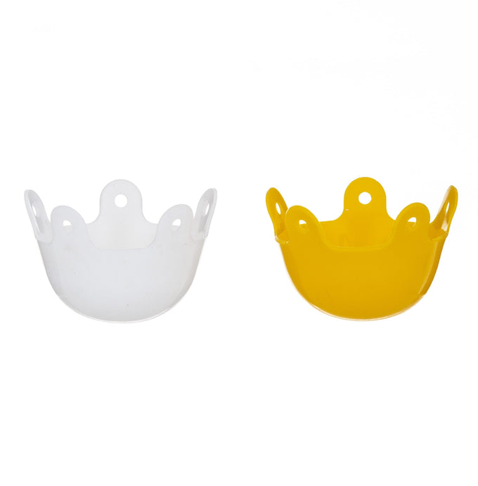 SILICONE EGG POACHER SET/2