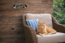 Load image into Gallery viewer, CAST IRON SIGN - CAT LADY