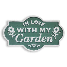 Load image into Gallery viewer, CAST IRON SIGN - GARDEN