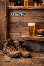 Load image into Gallery viewer, CAST IRON SIGN - BEERS ON