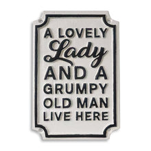 Load image into Gallery viewer, CAST IRON SIGN - GRUMPY