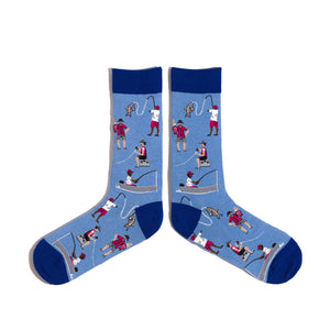 SPENCER FLYNN MENS SOCKS - FISHING