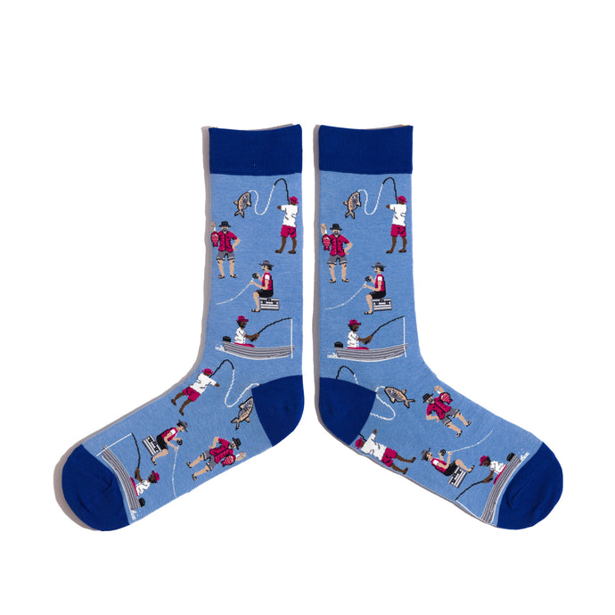 SPENCER FLYNN MENS SOCKS - FISHING