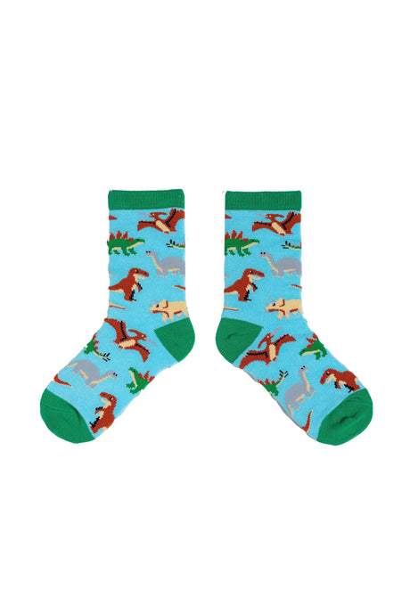 SPENCER FLYNN KIDS SOCKS - DINOSAURS AGE 4-6