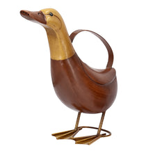 Load image into Gallery viewer, METAL DUCK WATERING CAN - WOODY