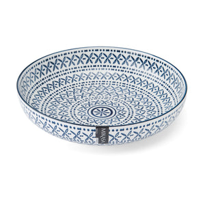 MIKASA COUPE BOWL - BLUE MEDITERRANEAN
