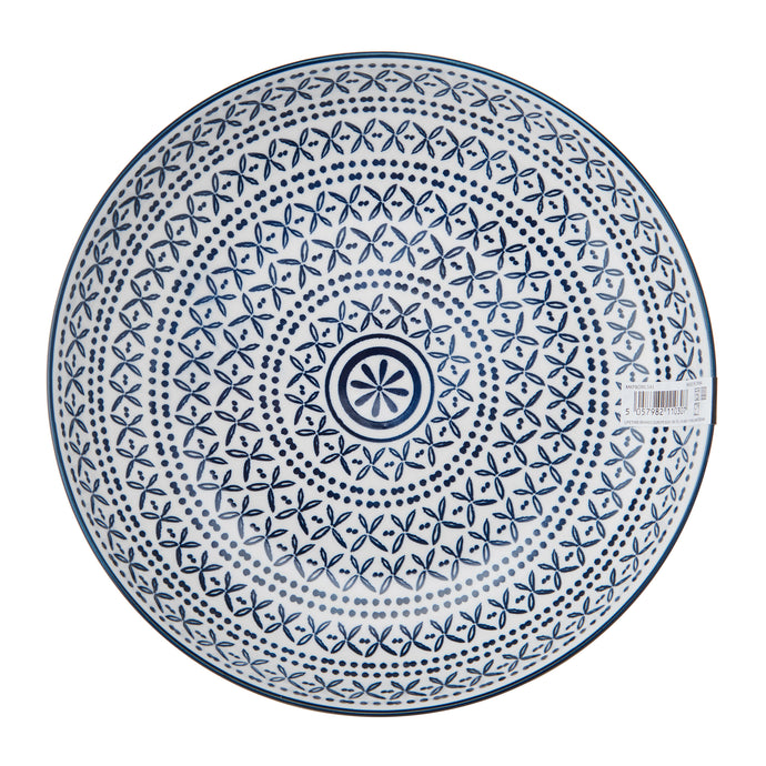 MIKASA COUPE BOWL - BLUE MEDITERRANEAN