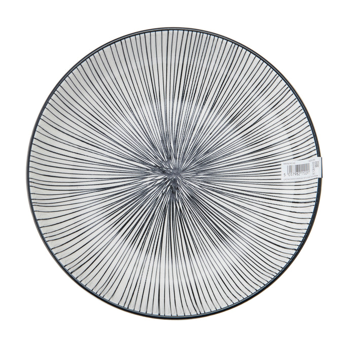 MIKASA COUPE BOWL - BLACK STRIPE