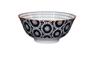MIKASA NOODLE BOWL - BLACK TILE