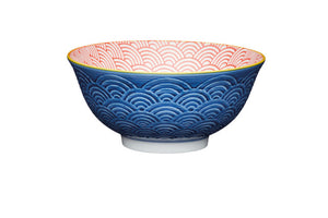 MIKASA NOODLE BOWL - BLUE ARC