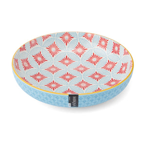 MIKASA COUPE BOWL - BLUE MOSAIC