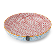 Load image into Gallery viewer, MIKASA COUPE BOWL - GEOMETRIC BLUE