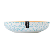 Load image into Gallery viewer, MIKASA COUPE BOWL - GEOMETRIC BLUE