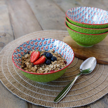 Load image into Gallery viewer, MIKASA NOODLE BOWL - GEOMETRIC LIME