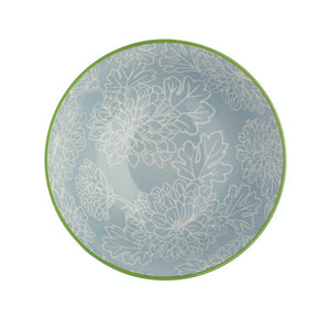 MIKASA NOODLE BOWL - GREY FLORAL