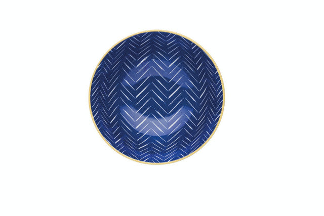 MIKASA NOODLE BOWL - LEAFY INDIGO