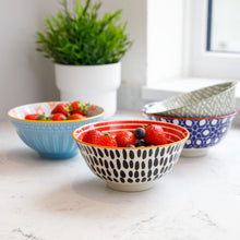 Load image into Gallery viewer, MIKASA NOODLE BOWL - BLUE FLORAL