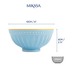 Load image into Gallery viewer, MIKASA NIBBLE BOWL - BLUE RED ARC