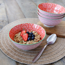 Load image into Gallery viewer, MIKASA NOODLE BOWL - RED DAMASK