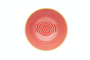 MIKASA NOODLE BOWL - RED SWIRL