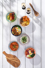 Load image into Gallery viewer, MIKASA RAMEN BOWL - GREY FLORAL