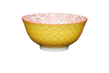 Load image into Gallery viewer, MIKASA NOODLE BOWL - YELLOW FLORAL